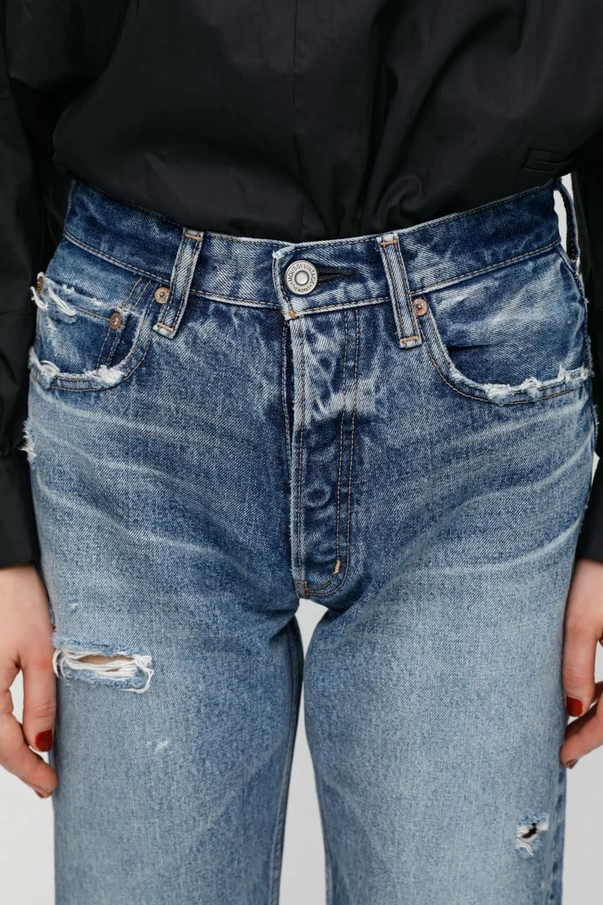 Moussy - MV Odessa Wide Straight in Dark Blue