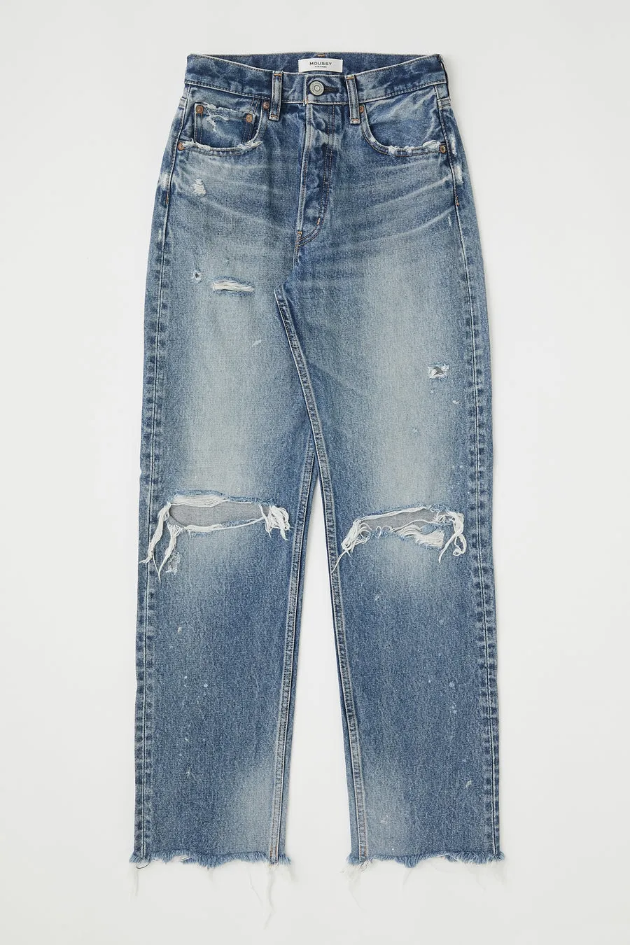 Moussy - MV Odessa Wide Straight in Dark Blue