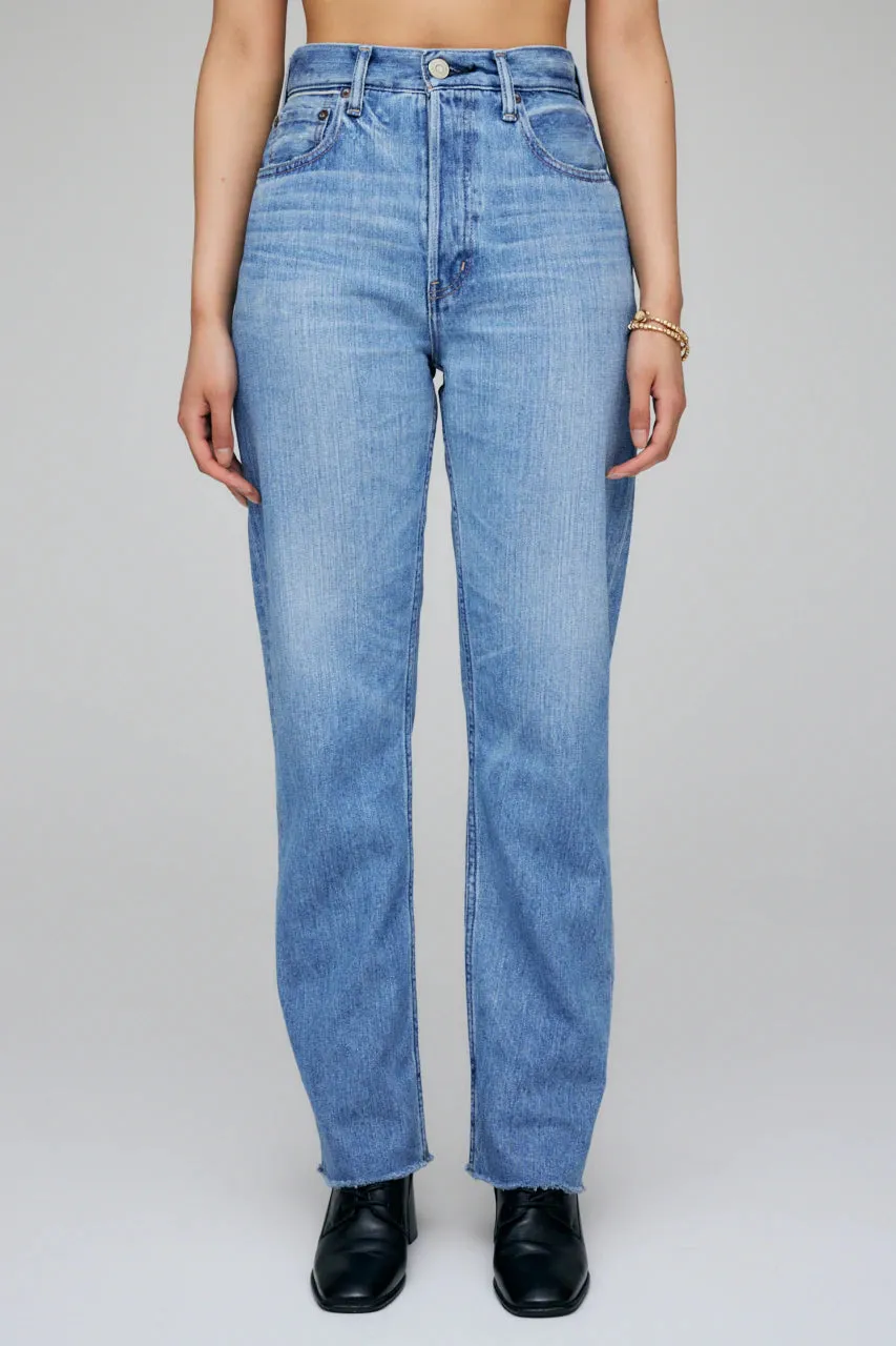 Moussy - MV Olivia Wide Straight in Blue