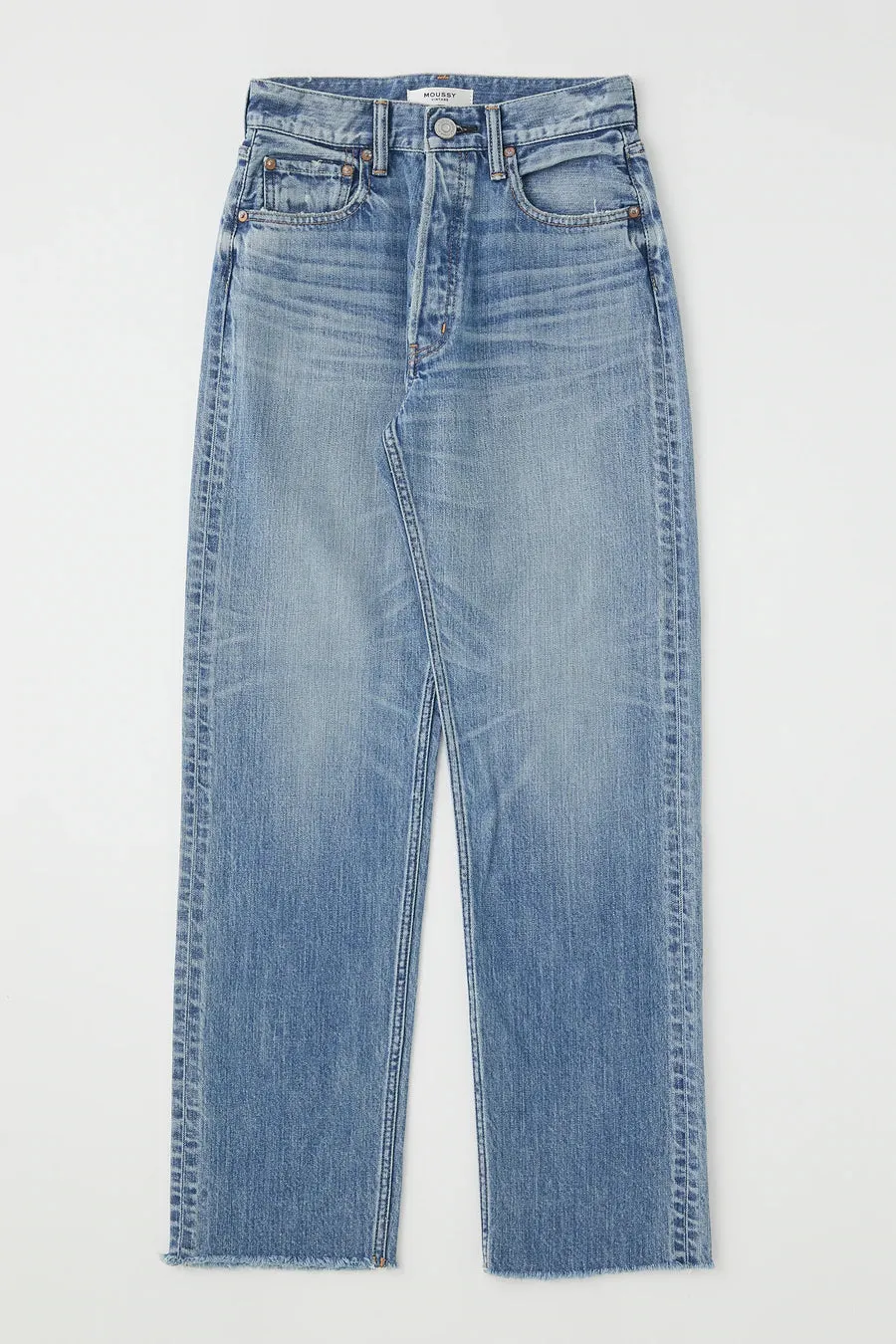 Moussy - MV Olivia Wide Straight in Blue