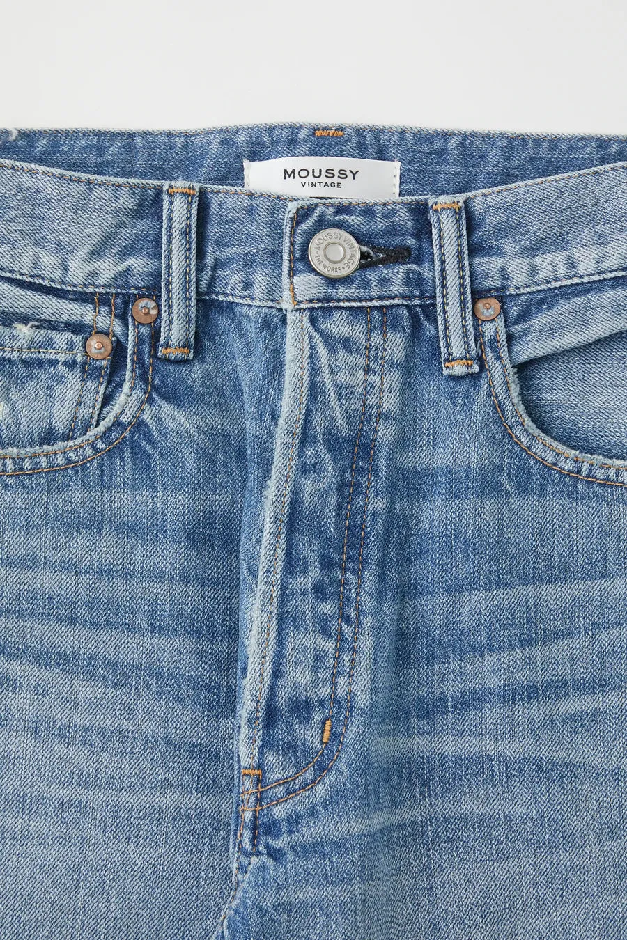 Moussy - MV Olivia Wide Straight in Blue