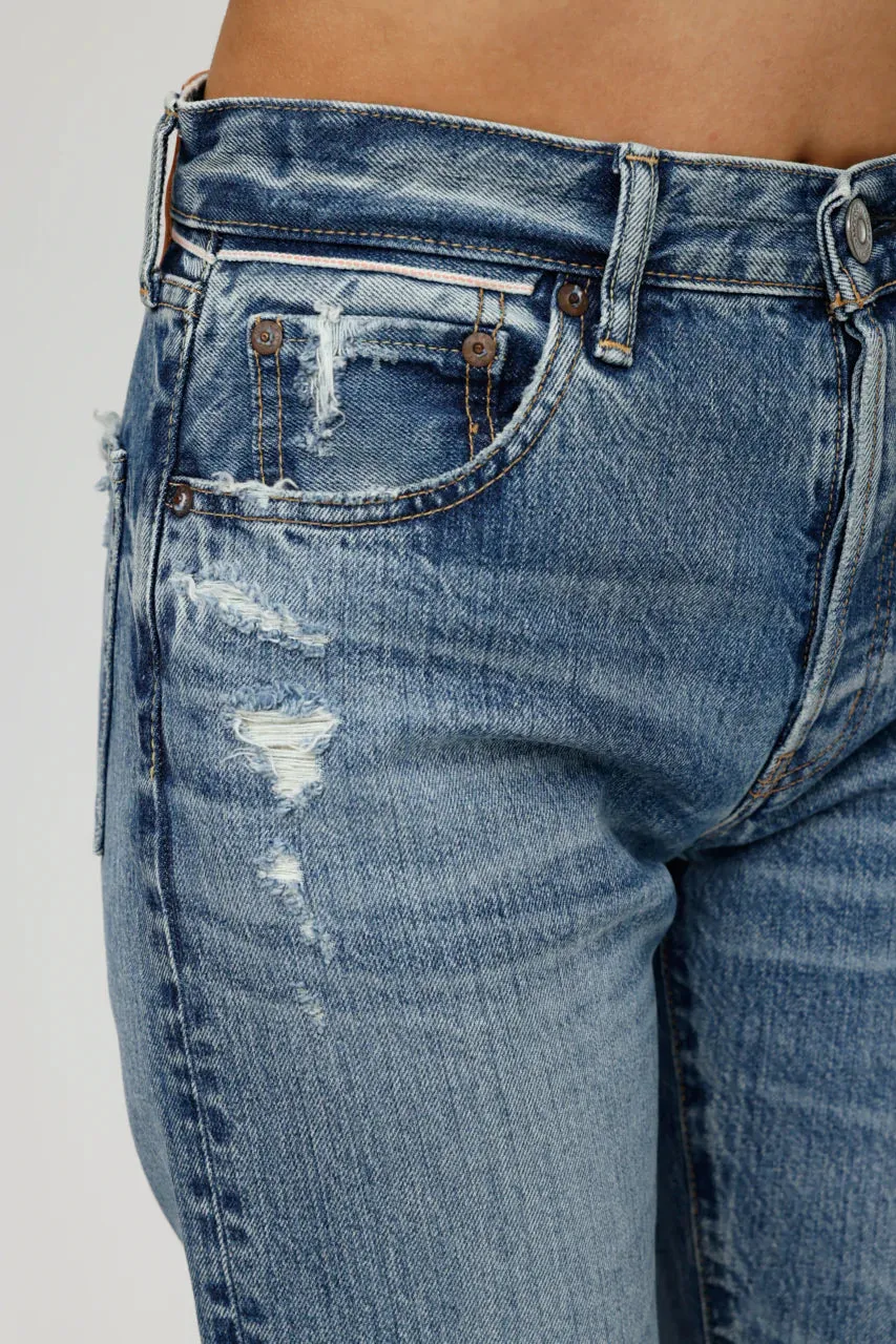 Moussy - Plymouth Straight in Blue