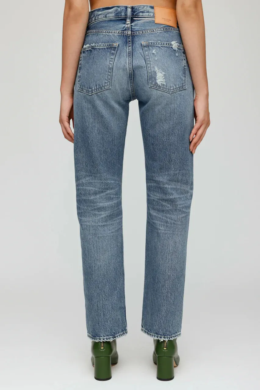 Moussy - Plymouth Straight in Blue