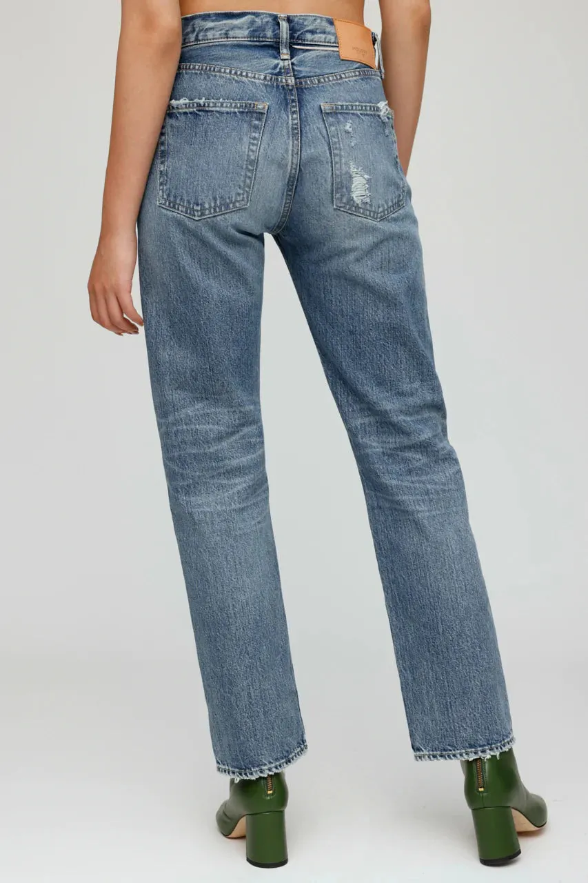Moussy - Plymouth Straight in Blue