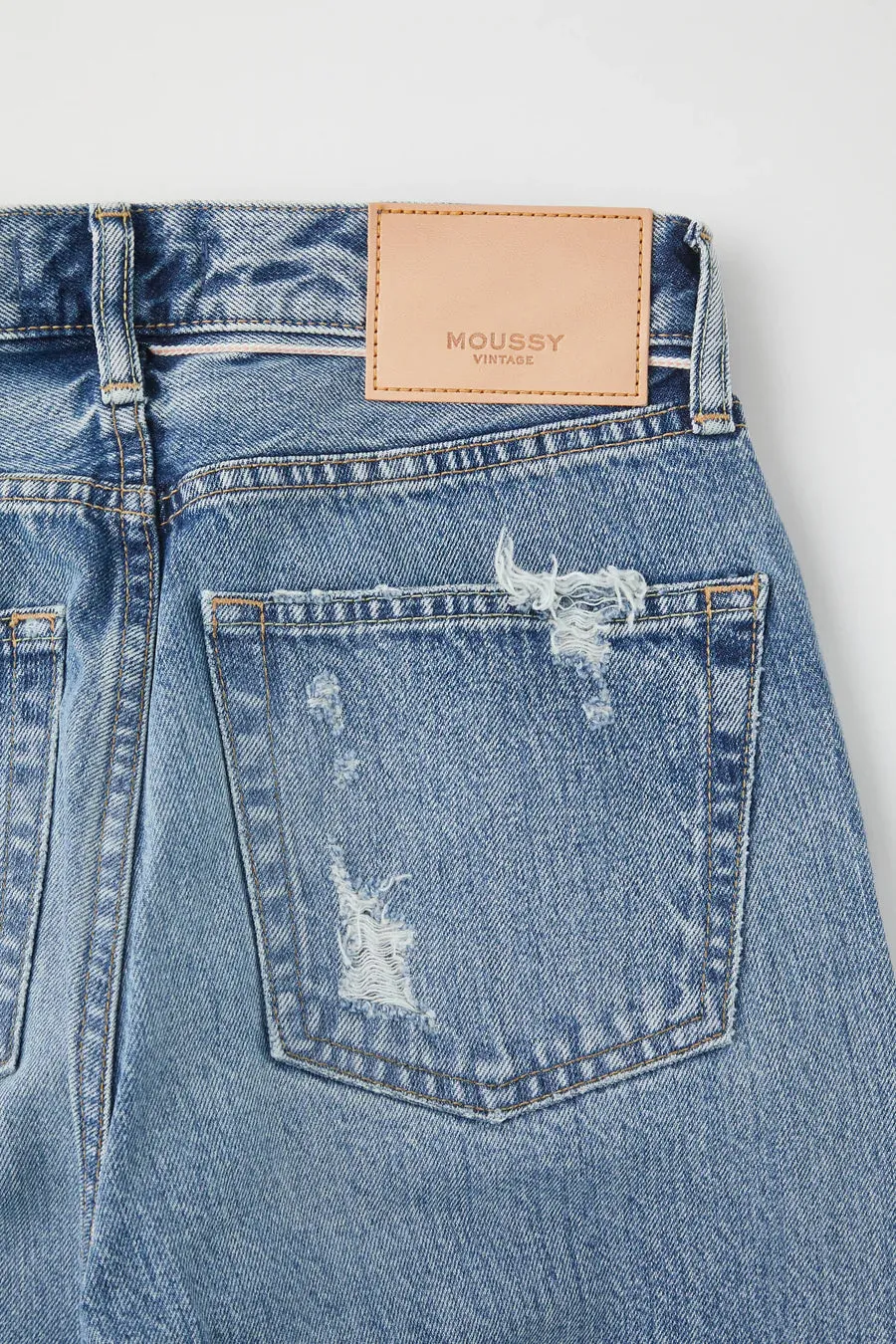 Moussy - Plymouth Straight in Blue