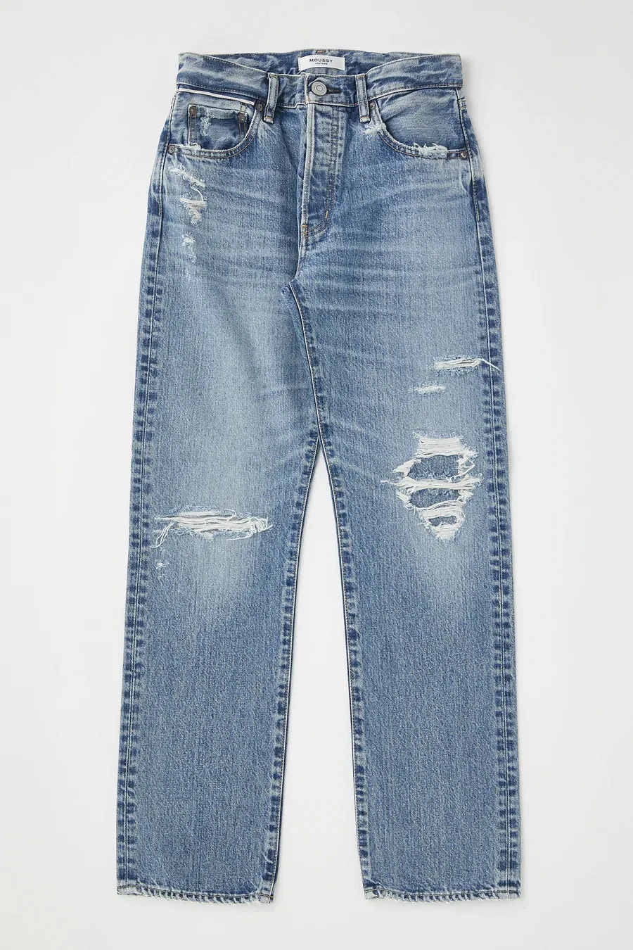 Moussy - Plymouth Straight in Blue