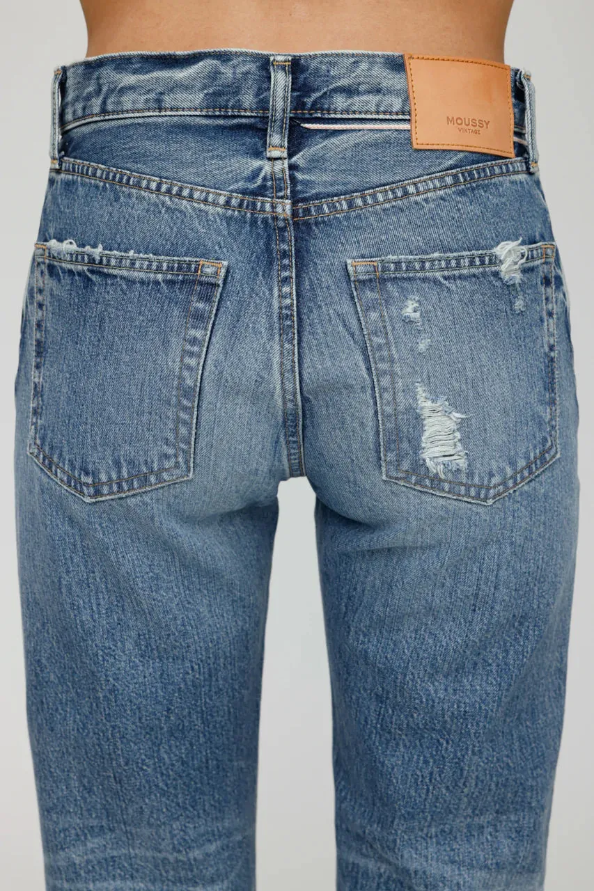 Moussy - Plymouth Straight in Blue