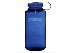 Nalgene Wide Mouth 1L Tritan Sustain Monochrome Water Bottle Denim