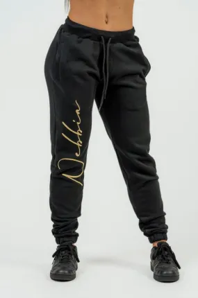 Nebbia High-Waist Joggers Intense Signature - Black/Gold