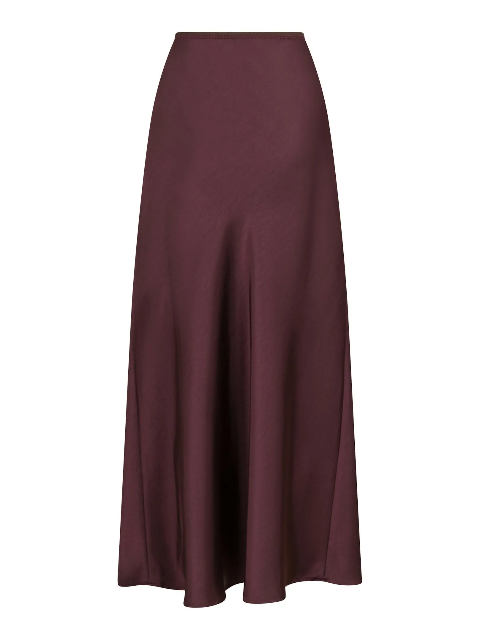 Neo Noir Vicky Heavy Sateen Skirt (Burgundy)