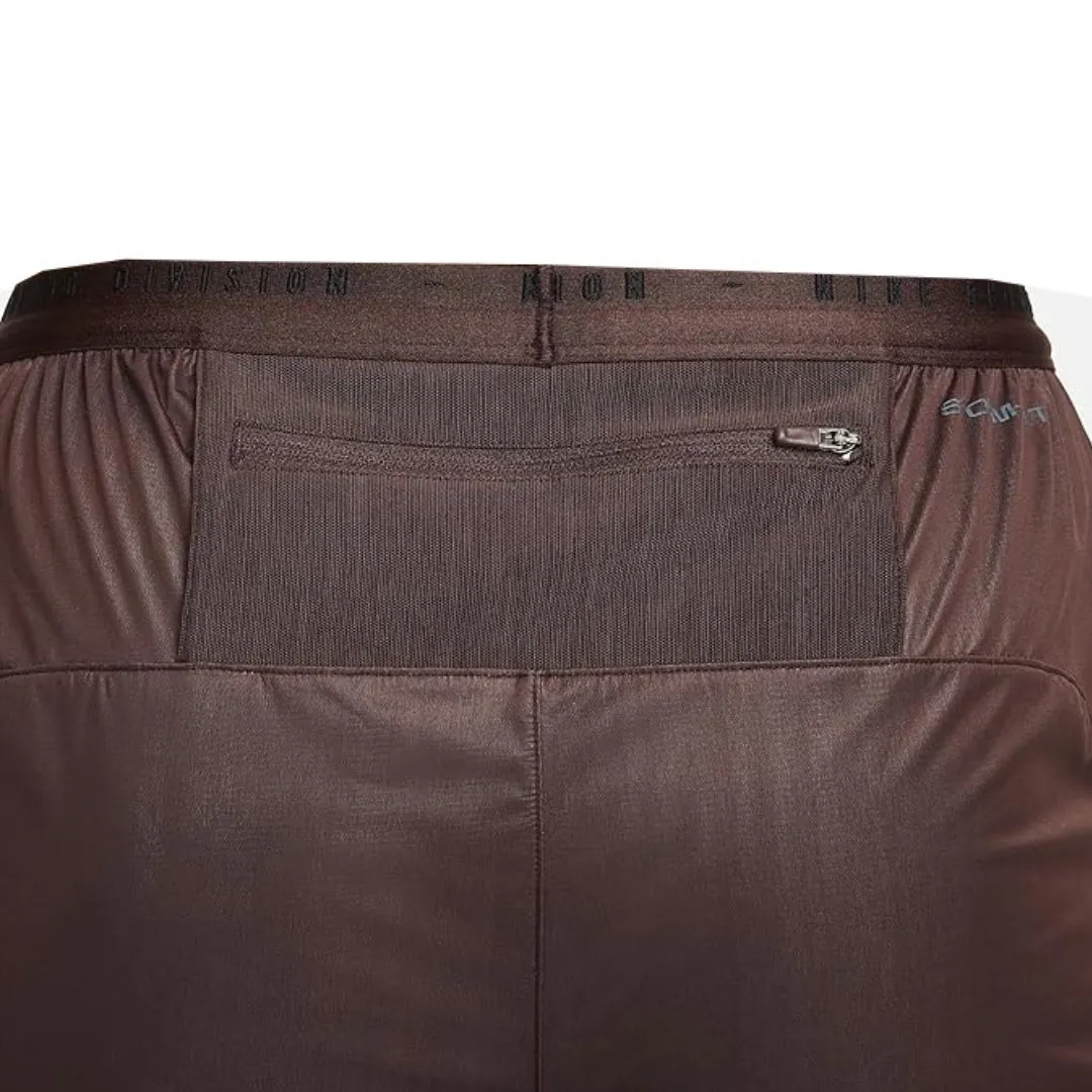 Nike Plain Dark Brown Running Trousers