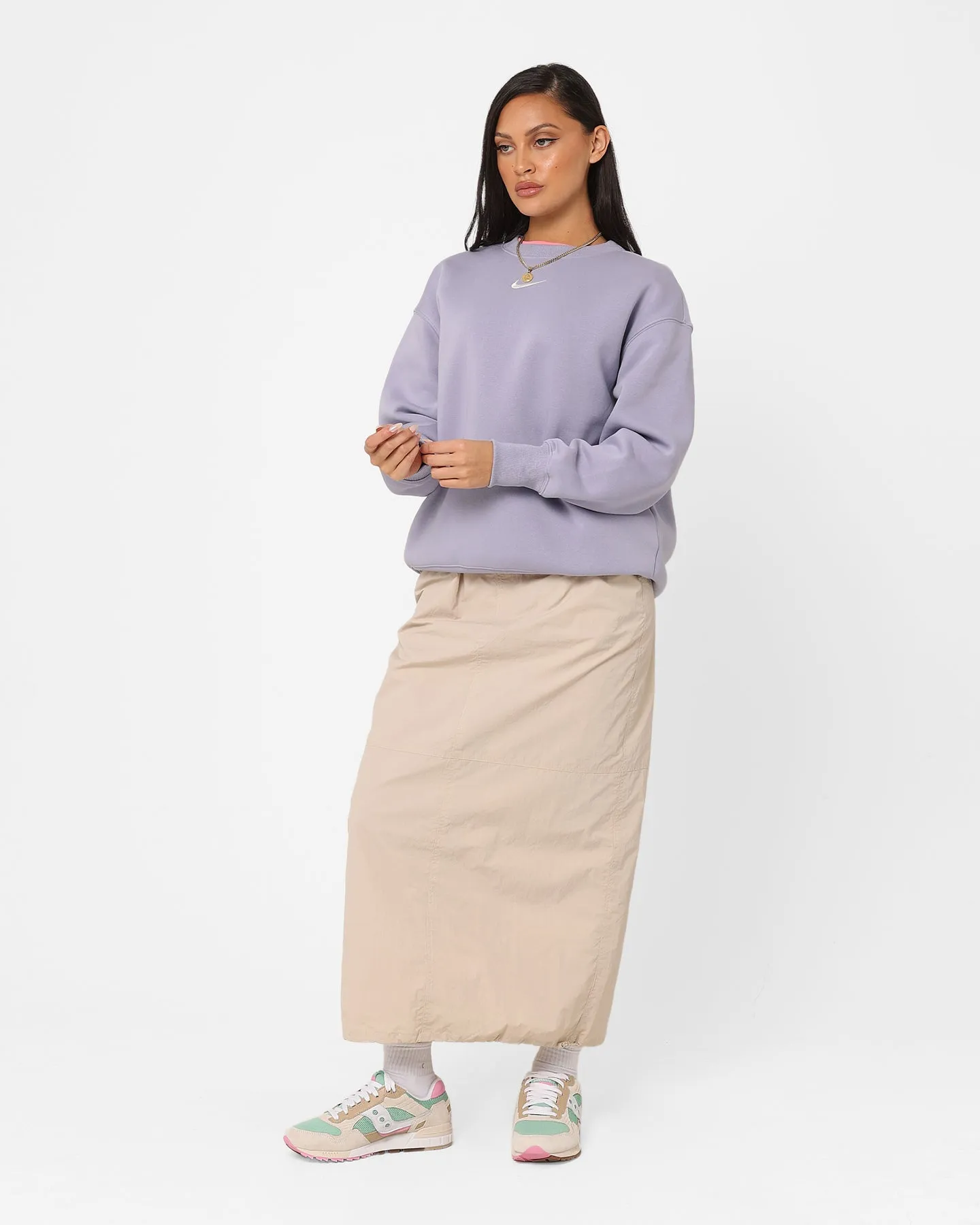 Nike Women's Sportswear Phoenix Fleece Crewneck Indigo Haze/Sail
