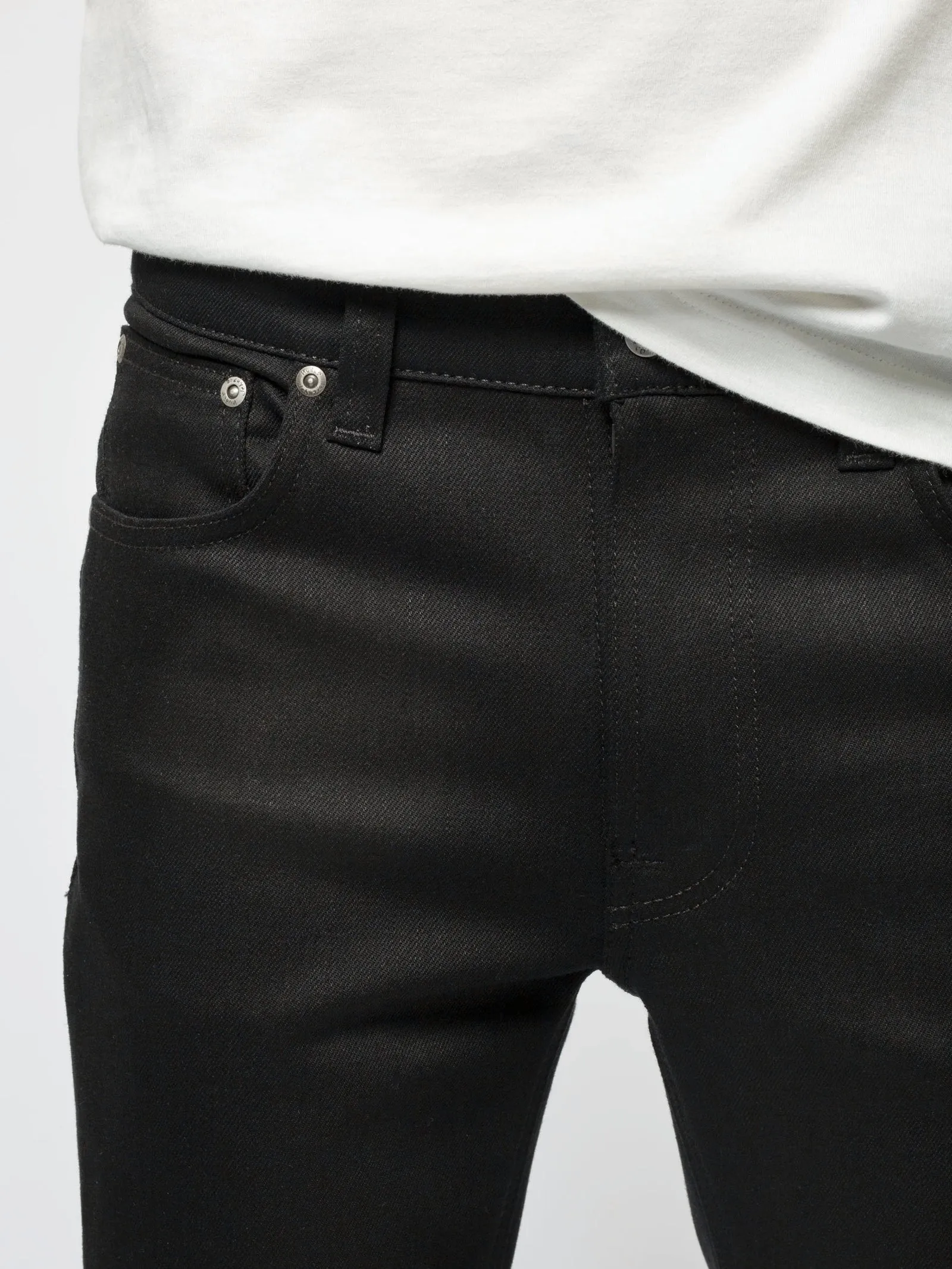 NUDIE JEANS - Lean Dean - Dry Everblack