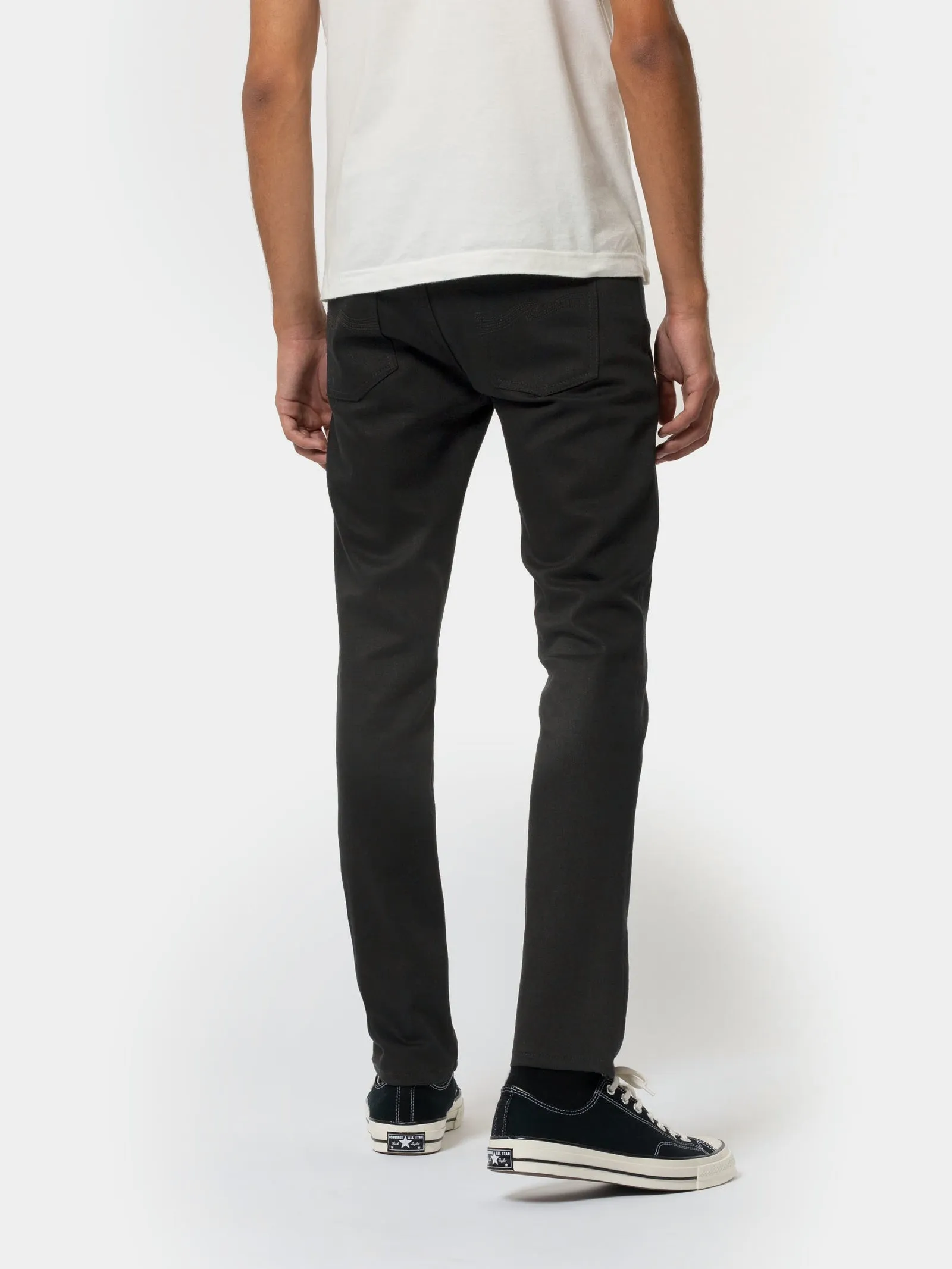 NUDIE JEANS - Lean Dean - Dry Everblack