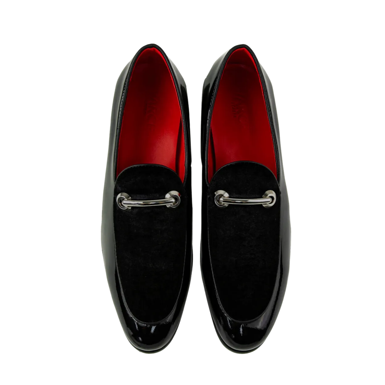 Omar Black Patent Leather Loafers