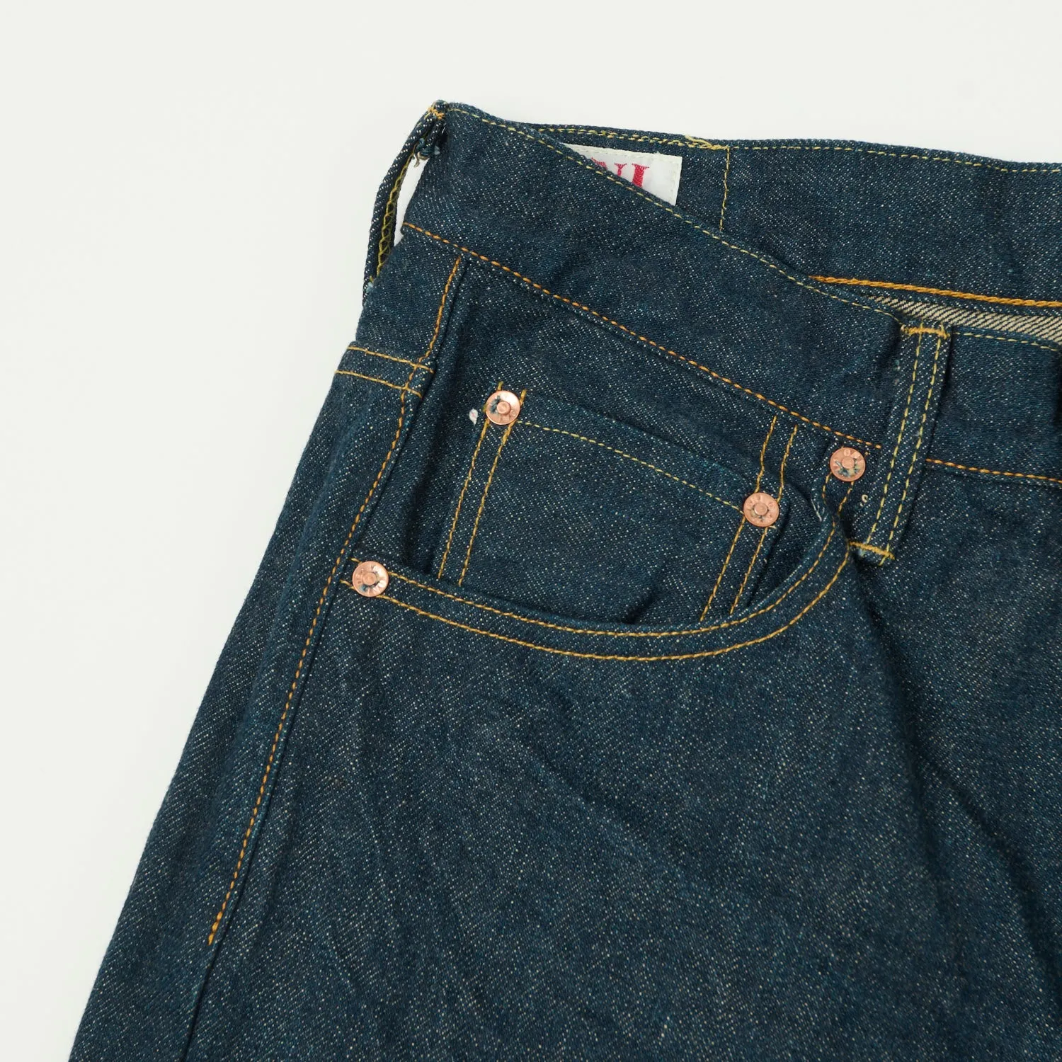 ONI 200 Ishikawadai 15oz Wide Straight Jean - One Wash