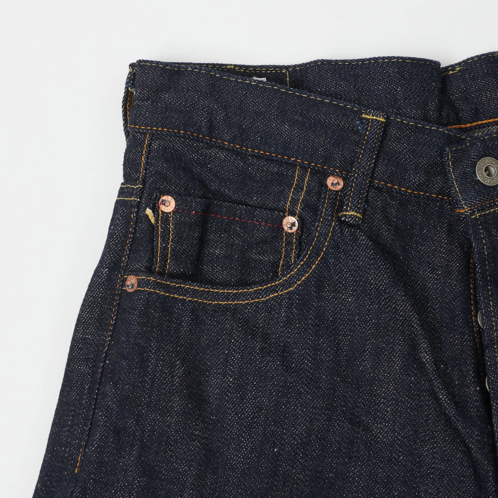ONI 202 KIRAKU 'Natural Indigo' 13oz Wide Straight Jean - One Wash