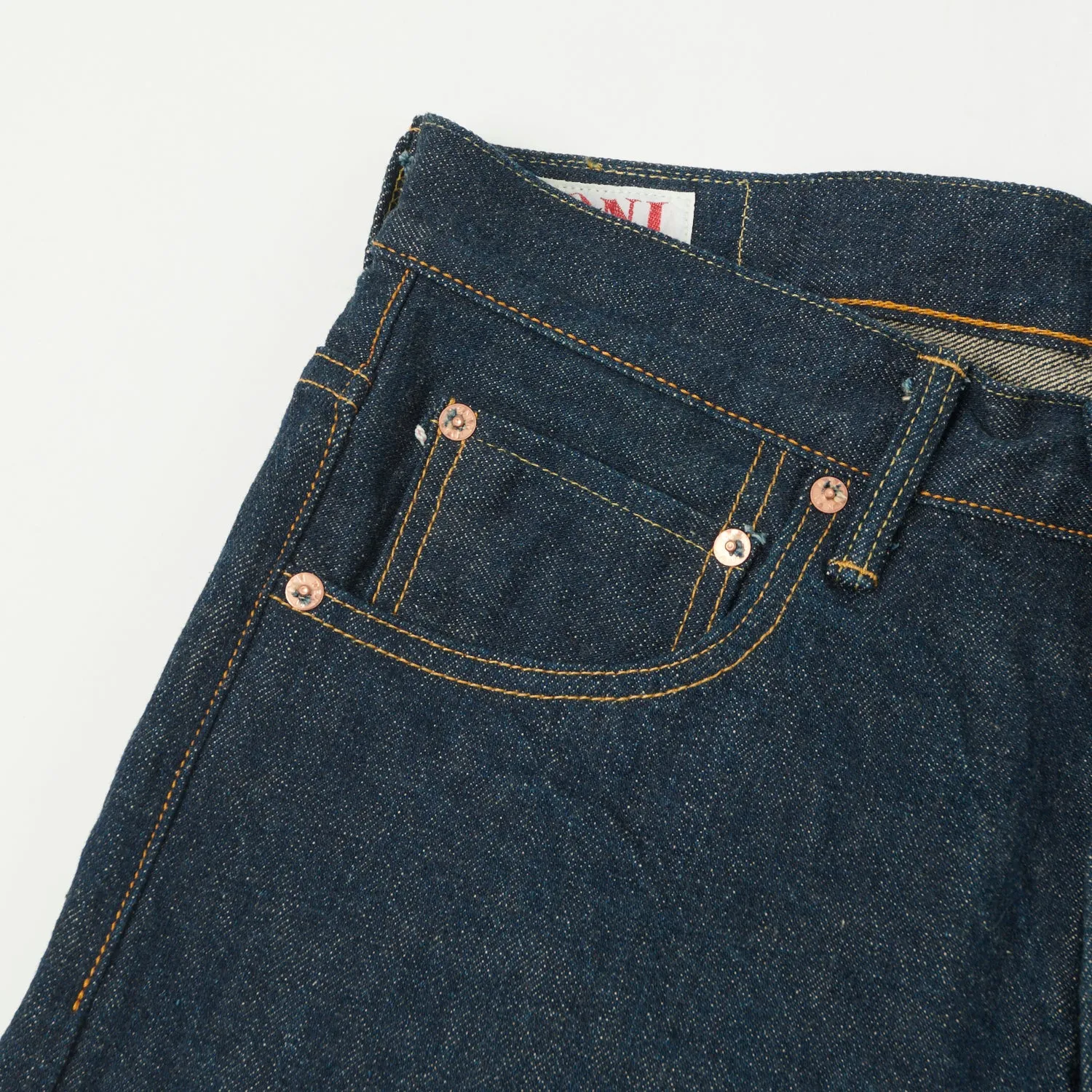 ONI 246 Ishikawadai 15oz Relaxed Tapered Jean - One Wash