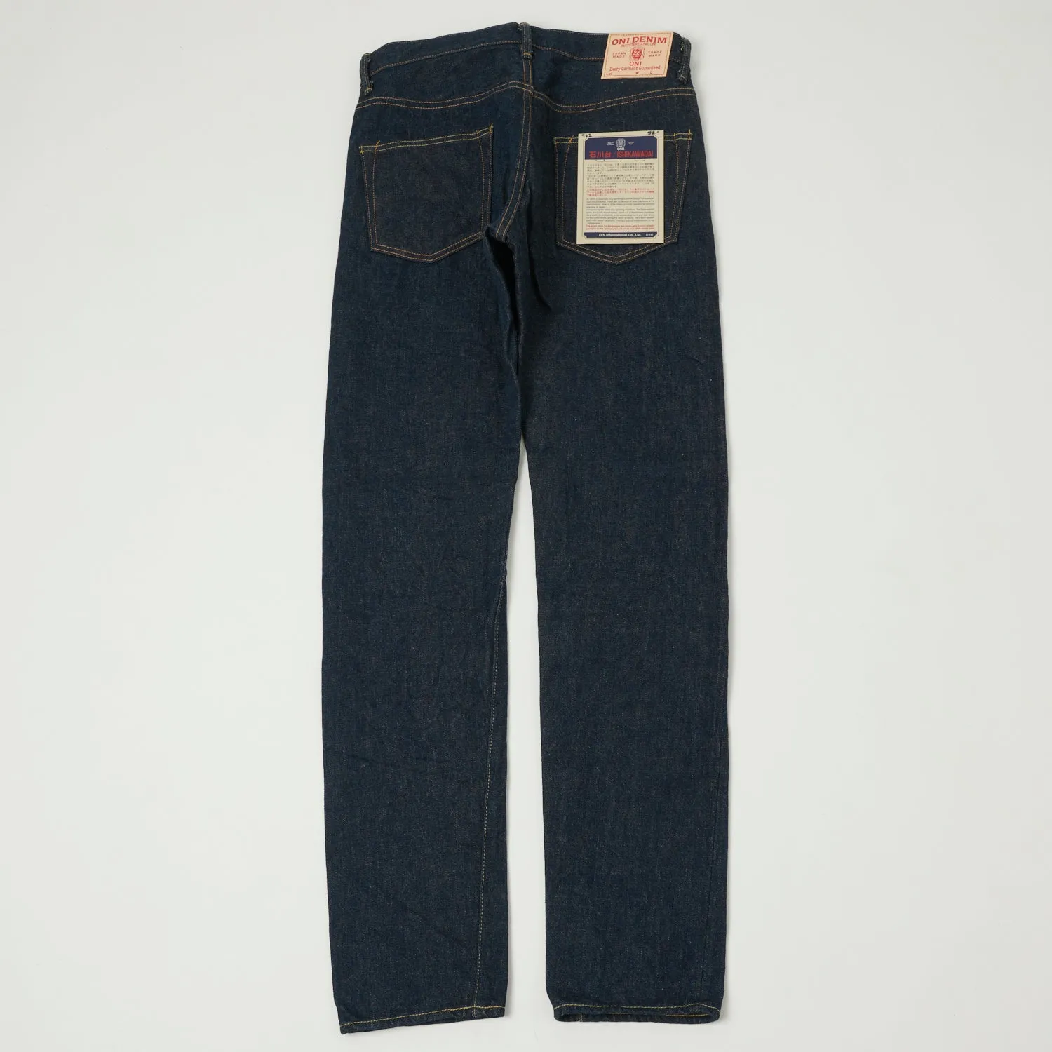 ONI 246 Ishikawadai 15oz Relaxed Tapered Jean - One Wash