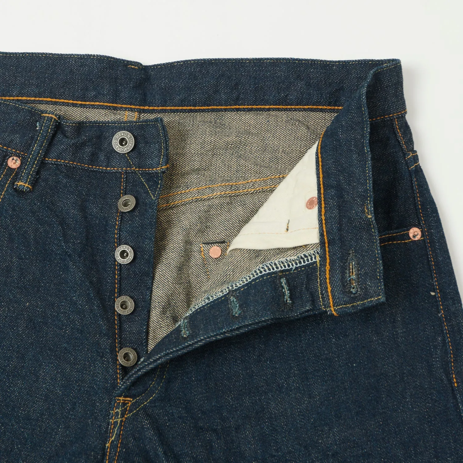 ONI 246 Ishikawadai 15oz Relaxed Tapered Jean - One Wash
