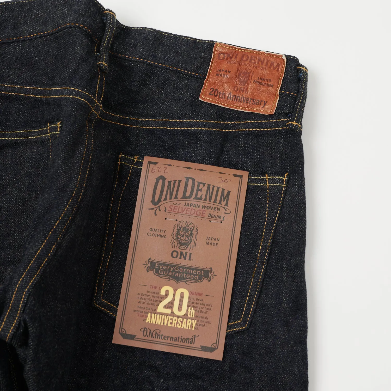 ONI 622 20th Anniversary Blue Cast Regular Tapered Jean - One Wash
