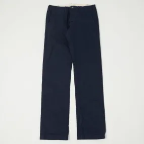 ONI 727FR 12oz French Navy Sulfur Slim Straight Chino - Rinsed