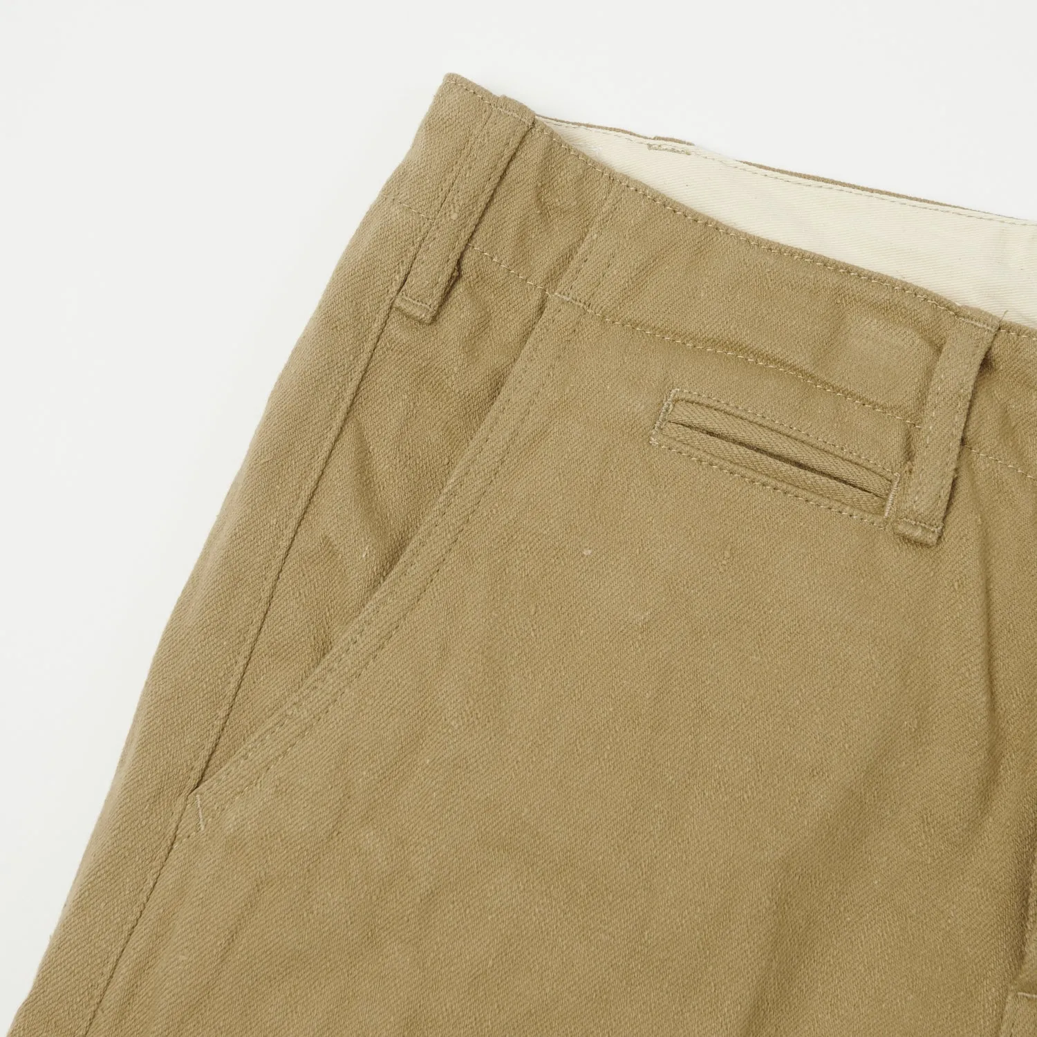 ONI 727KH 12oz Khaki Beige Sulfur Slim Straight Chino - Rinsed