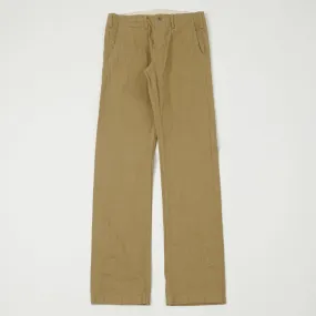 ONI 727KH 12oz Khaki Beige Sulfur Slim Straight Chino - Rinsed