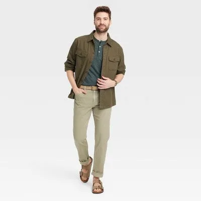 Open Box - Goodfellow & Co Men's Mid Rise Slim Leg Slim Jeans Stretch