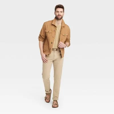 Open Box - Goodfellow & Co Men's Mid Rise Slim Leg Slim Jeans Stretch