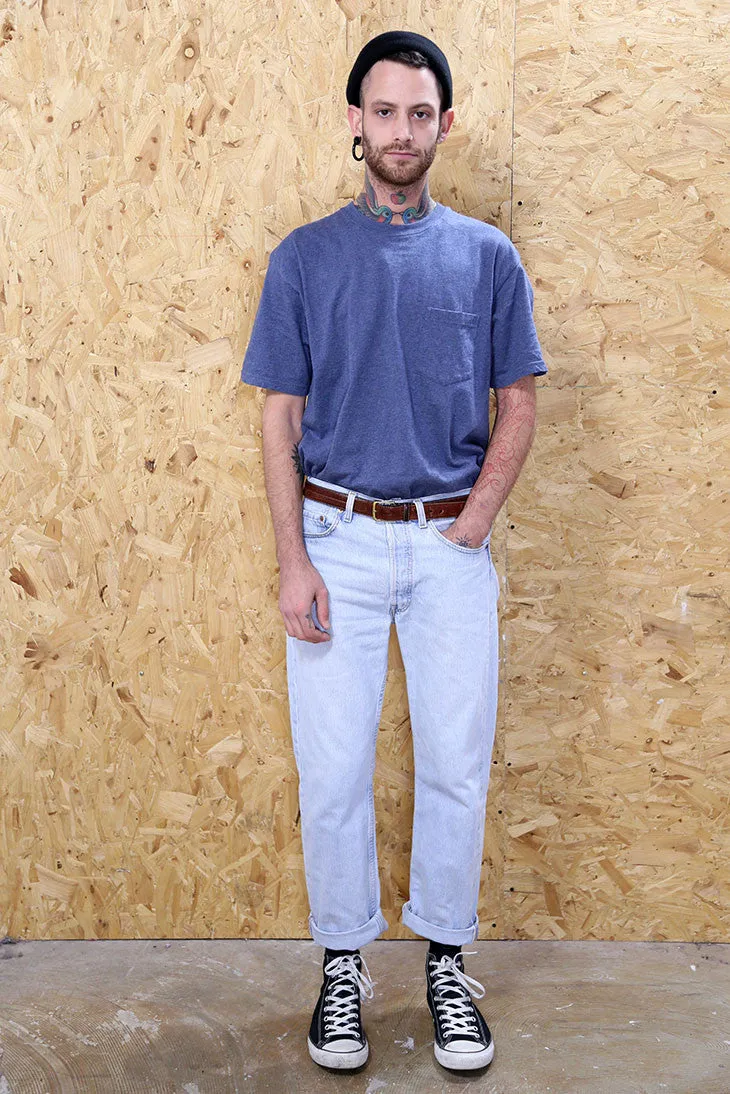 Original Levi's 501s in Light Blue