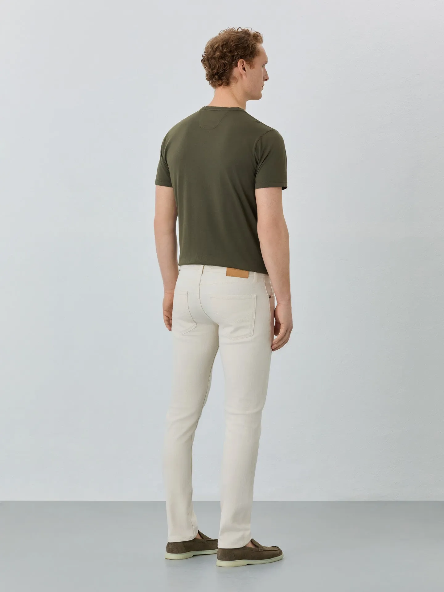 Overdyed slim fit jeans
