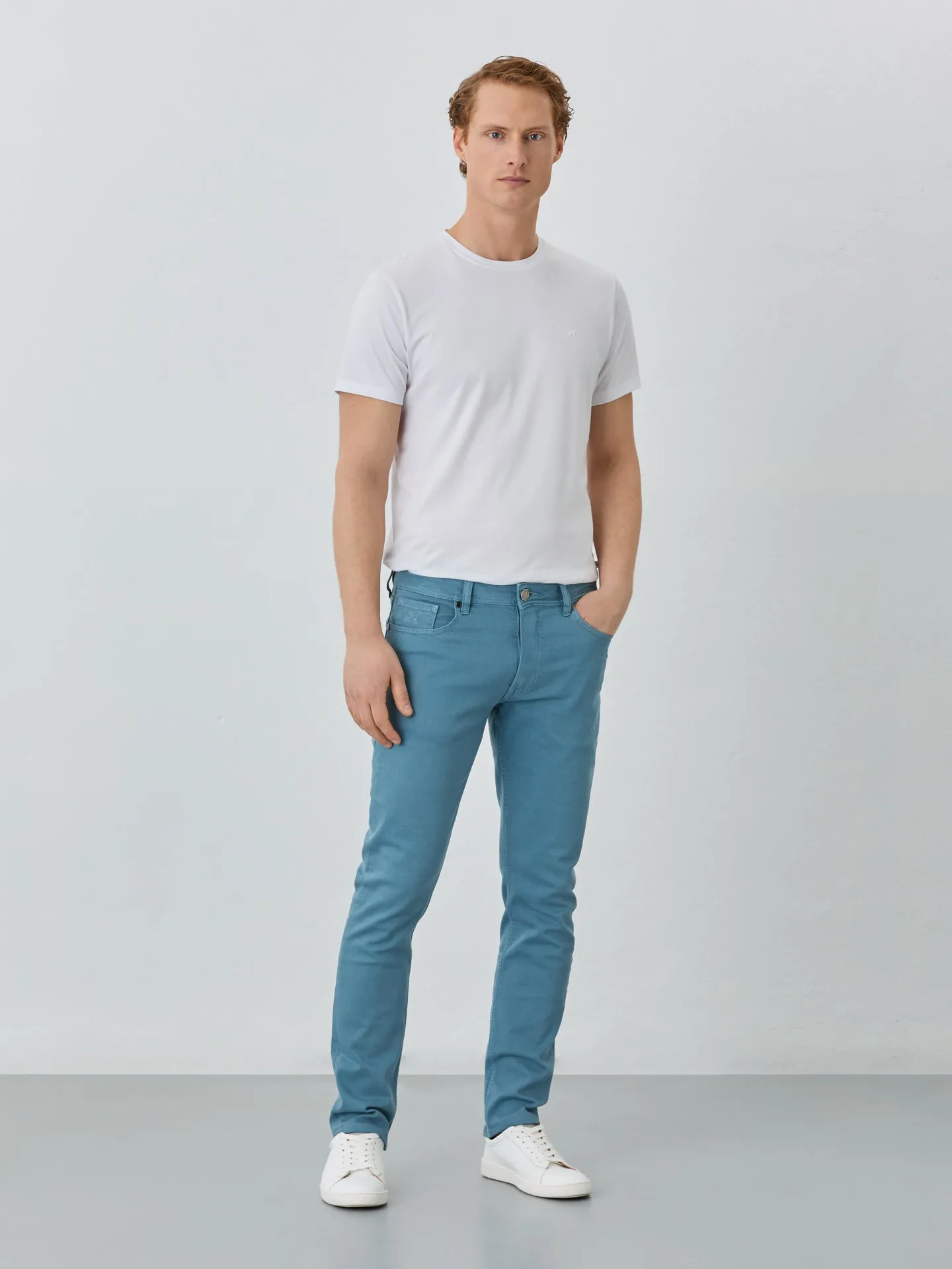 Overdyed slim fit jeans