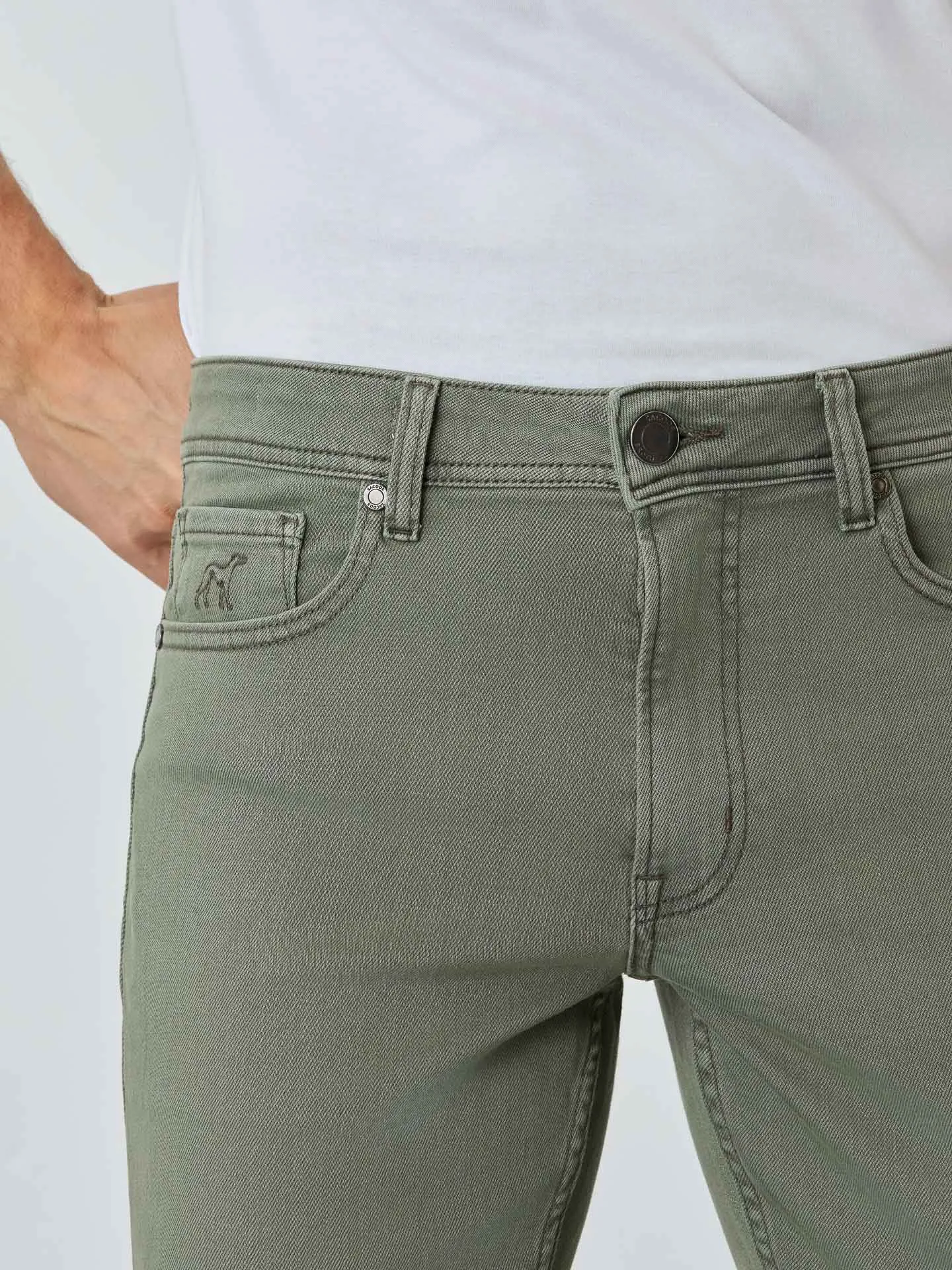 Overdyed slim fit jeans