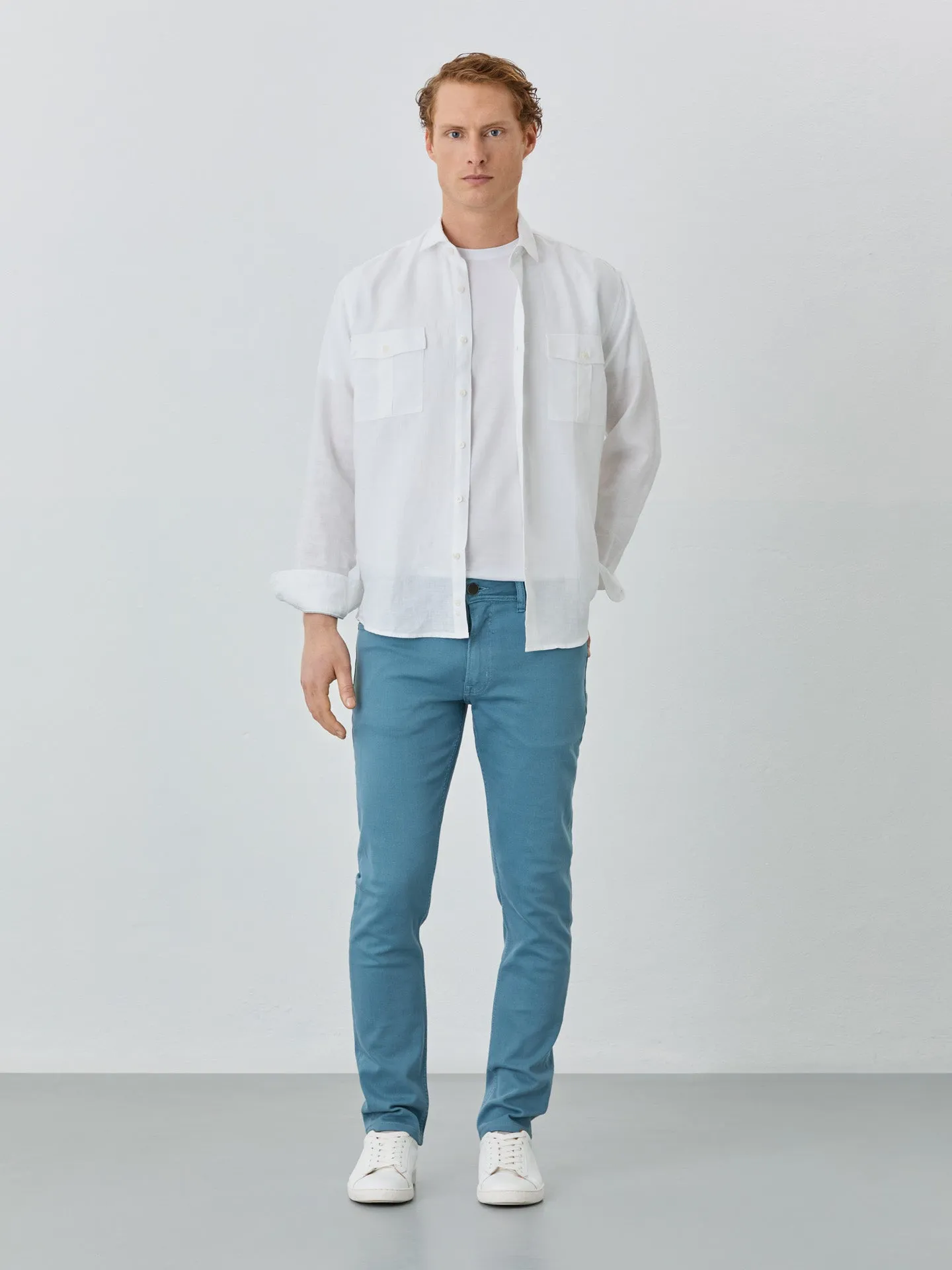 Overdyed slim fit jeans