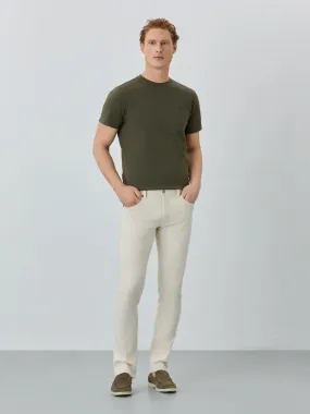 Overdyed slim fit jeans
