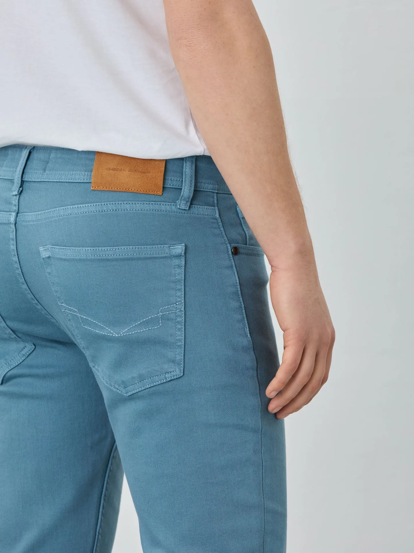 Overdyed slim fit jeans
