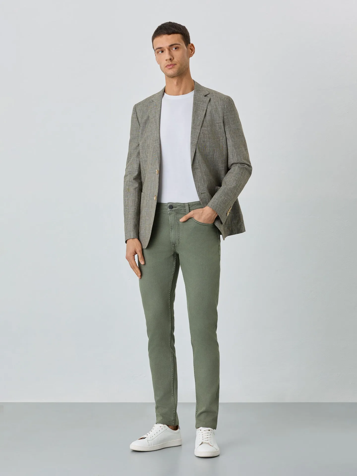 Overdyed slim fit jeans