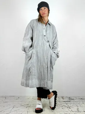 Oversized Denim Coat in 110 Light Blue