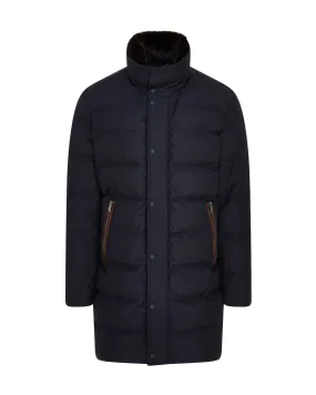 Paul & Shark Re-Goose Down Save The Sea Parka Coat (Blue)