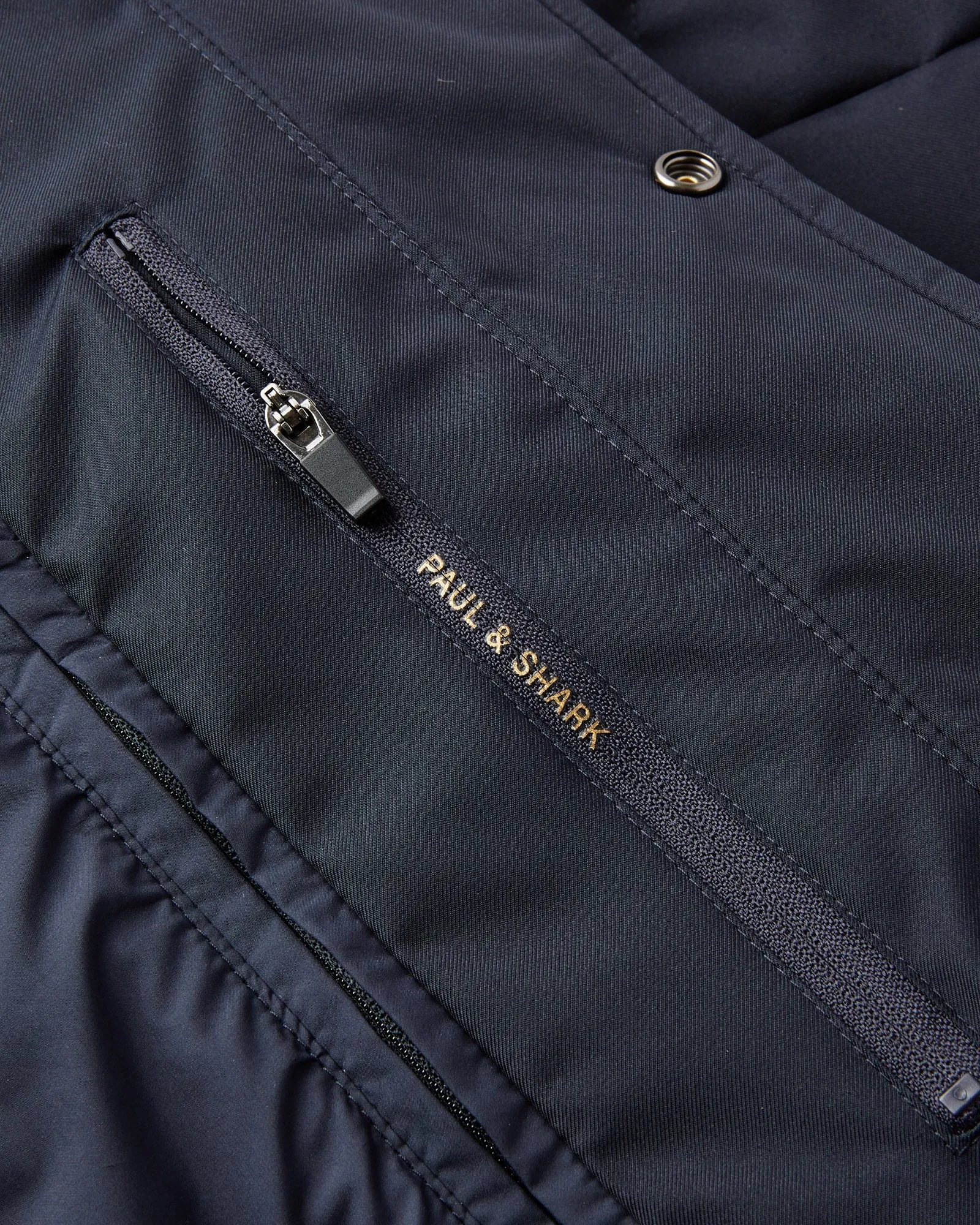 Paul & Shark Re-Goose Down Save The Sea Parka Coat (Blue)