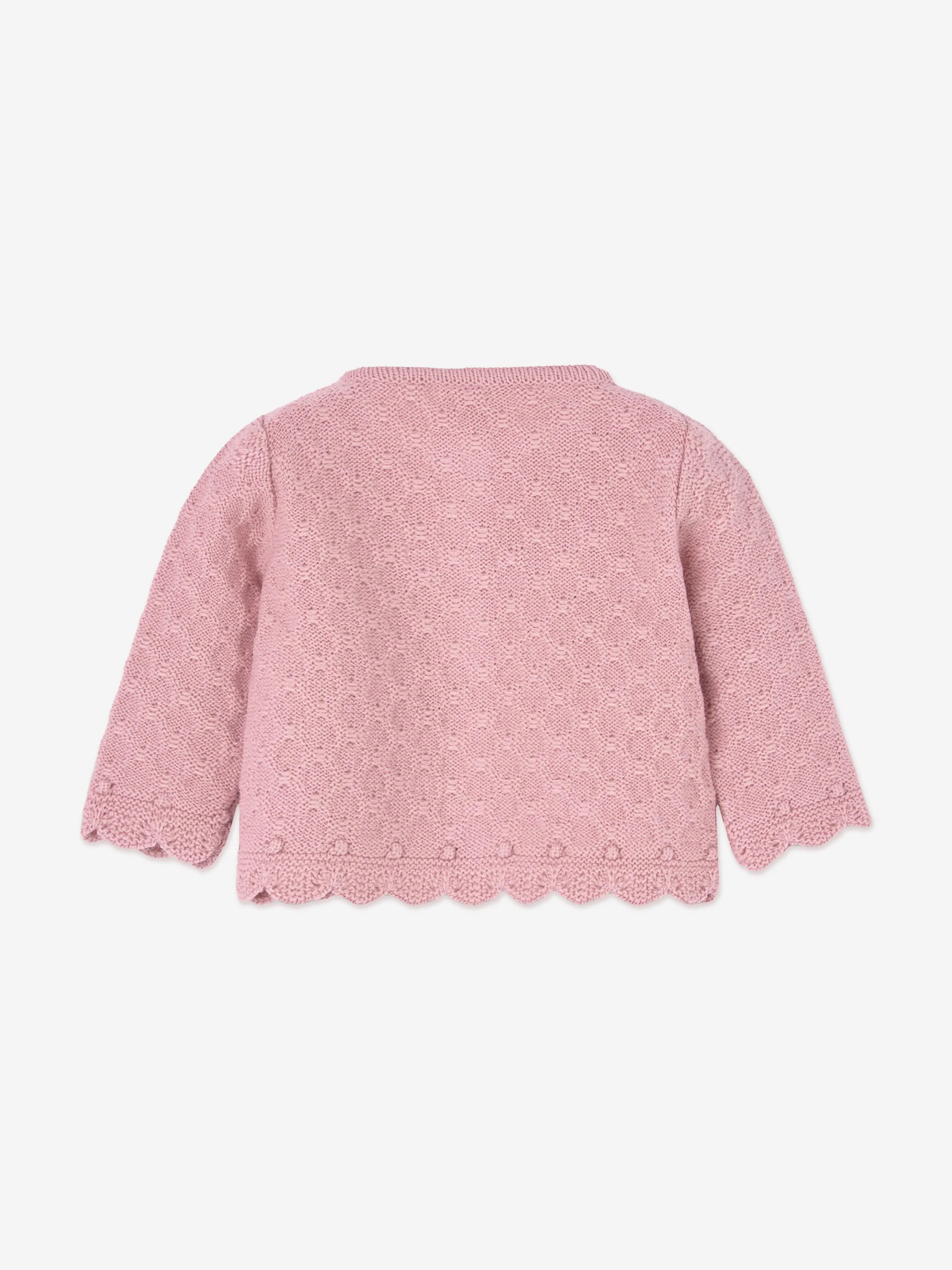 Paz Rodriguez Baby Girls Knitted Cardigan in Pink