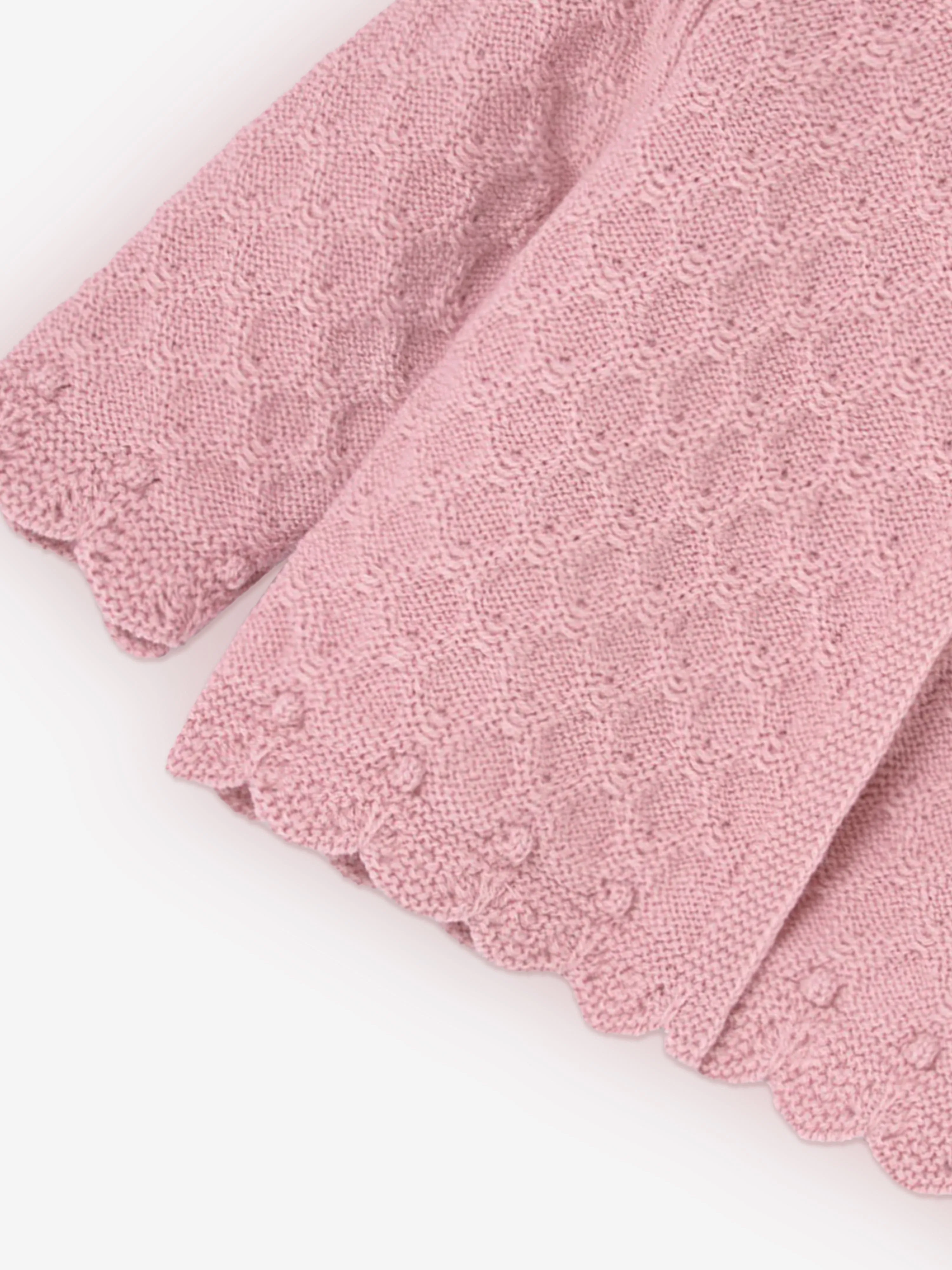 Paz Rodriguez Baby Girls Knitted Cardigan in Pink