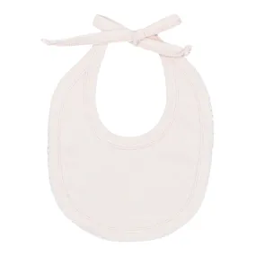Pima Knit Bib with Picot Trim