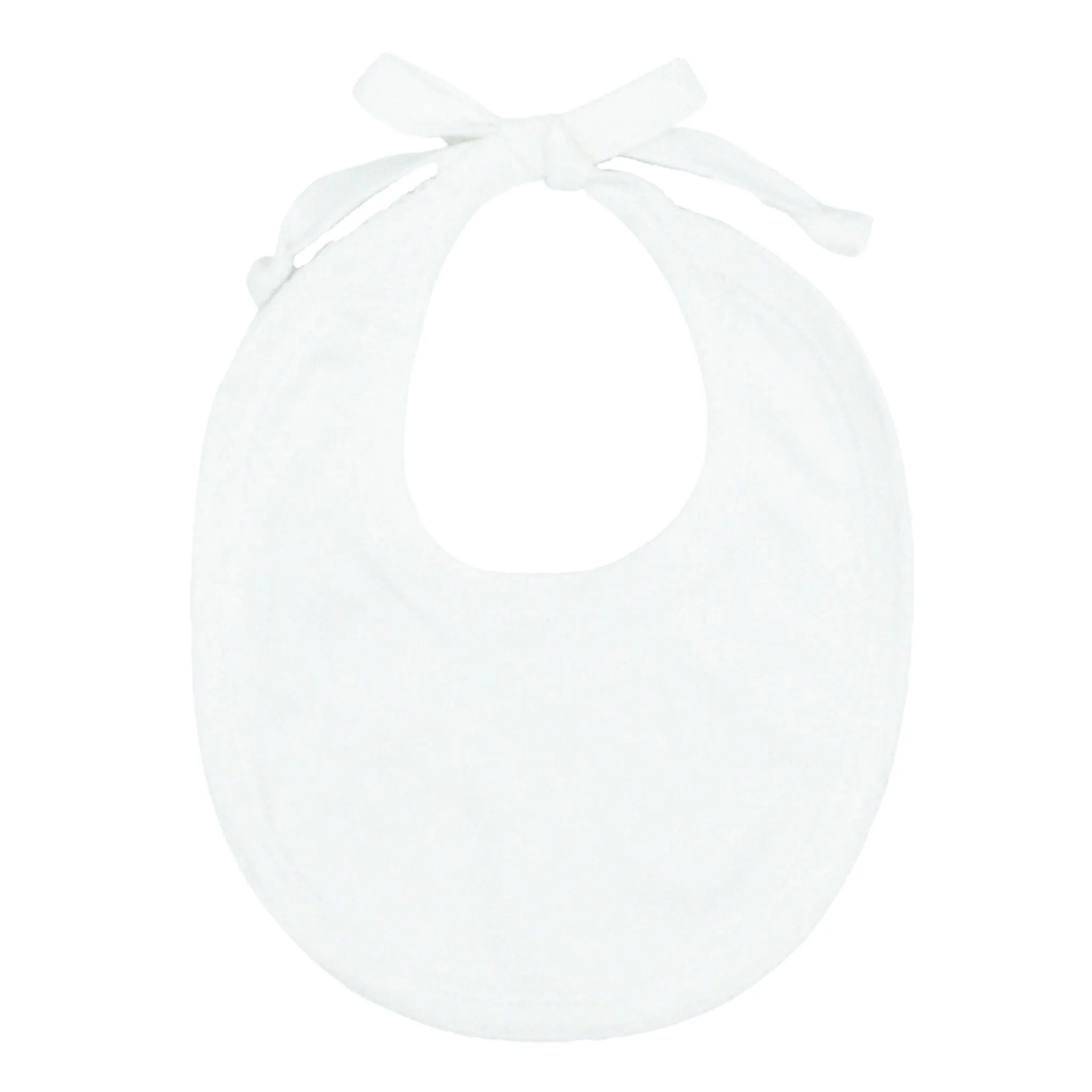 Pima Knit Bib with Picot Trim