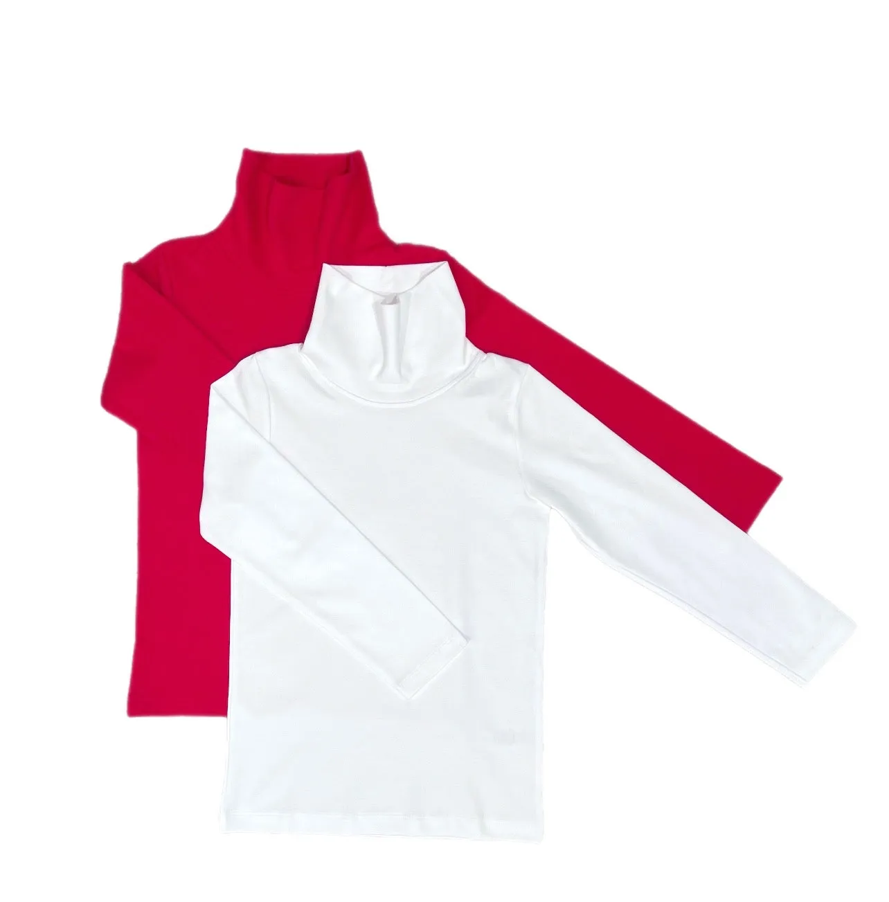 Pima Turtleneck - Red