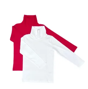 Pima Turtleneck - Red