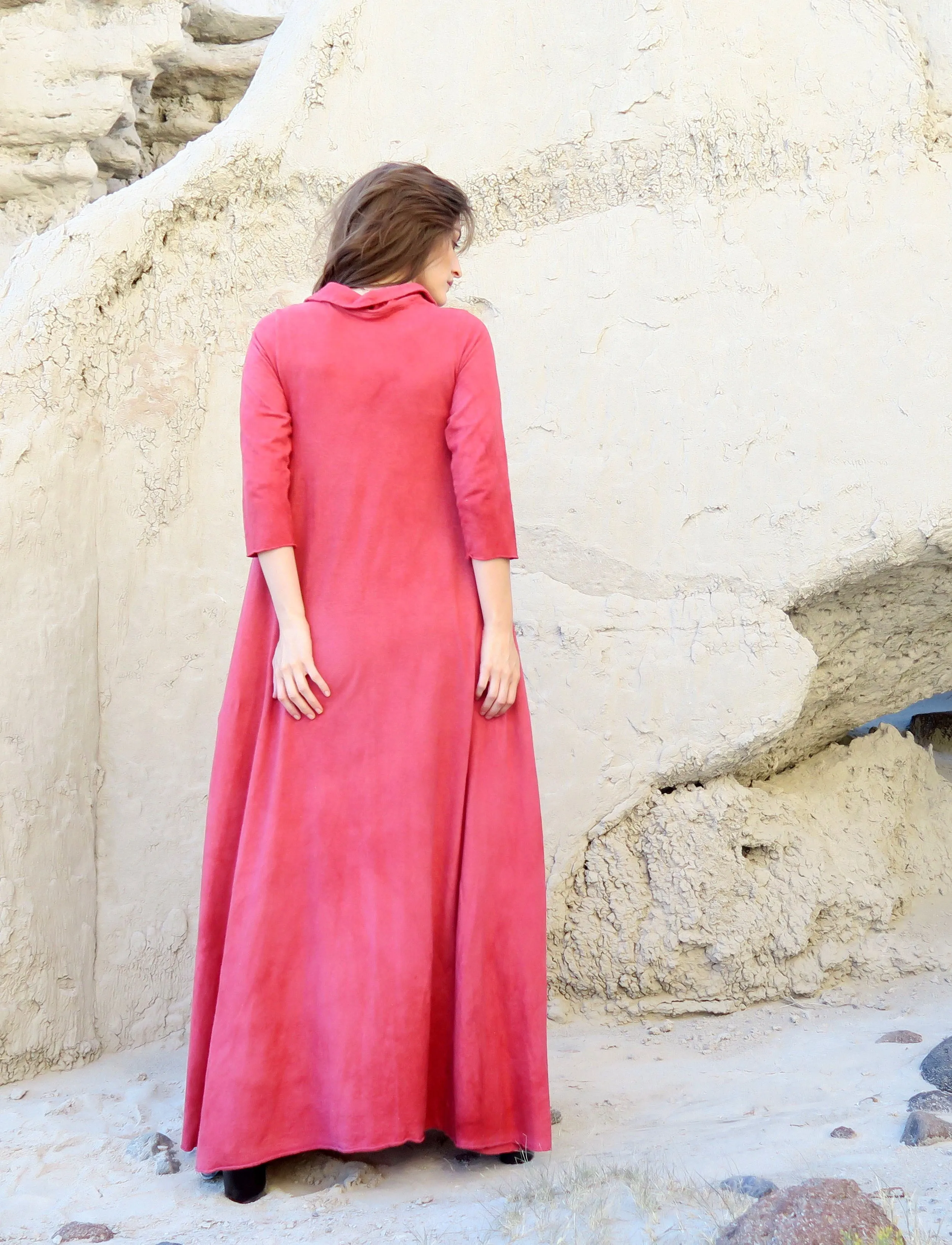 Prairie Button Front Wanderer Long Dress