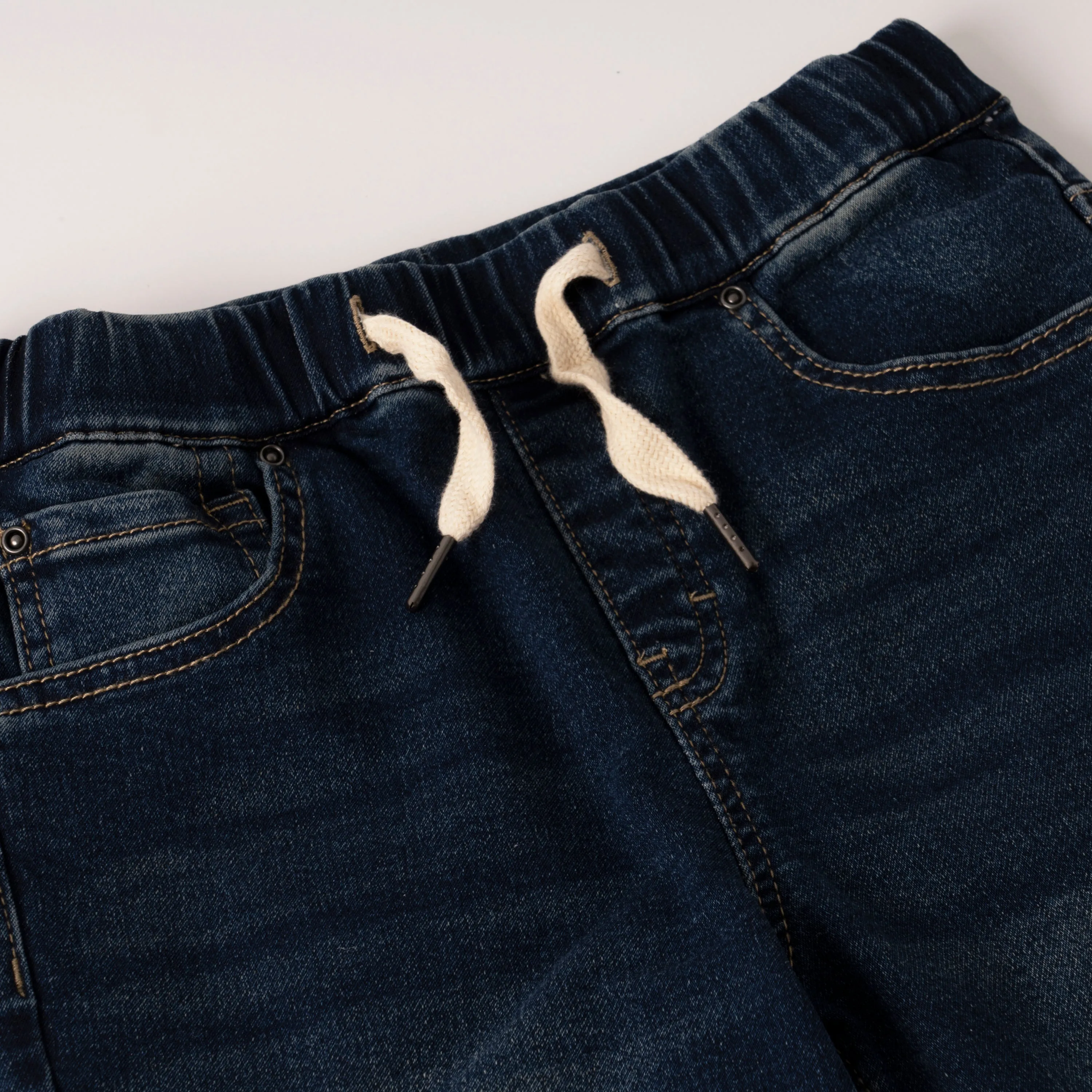 Pull On Knit Denim Pant