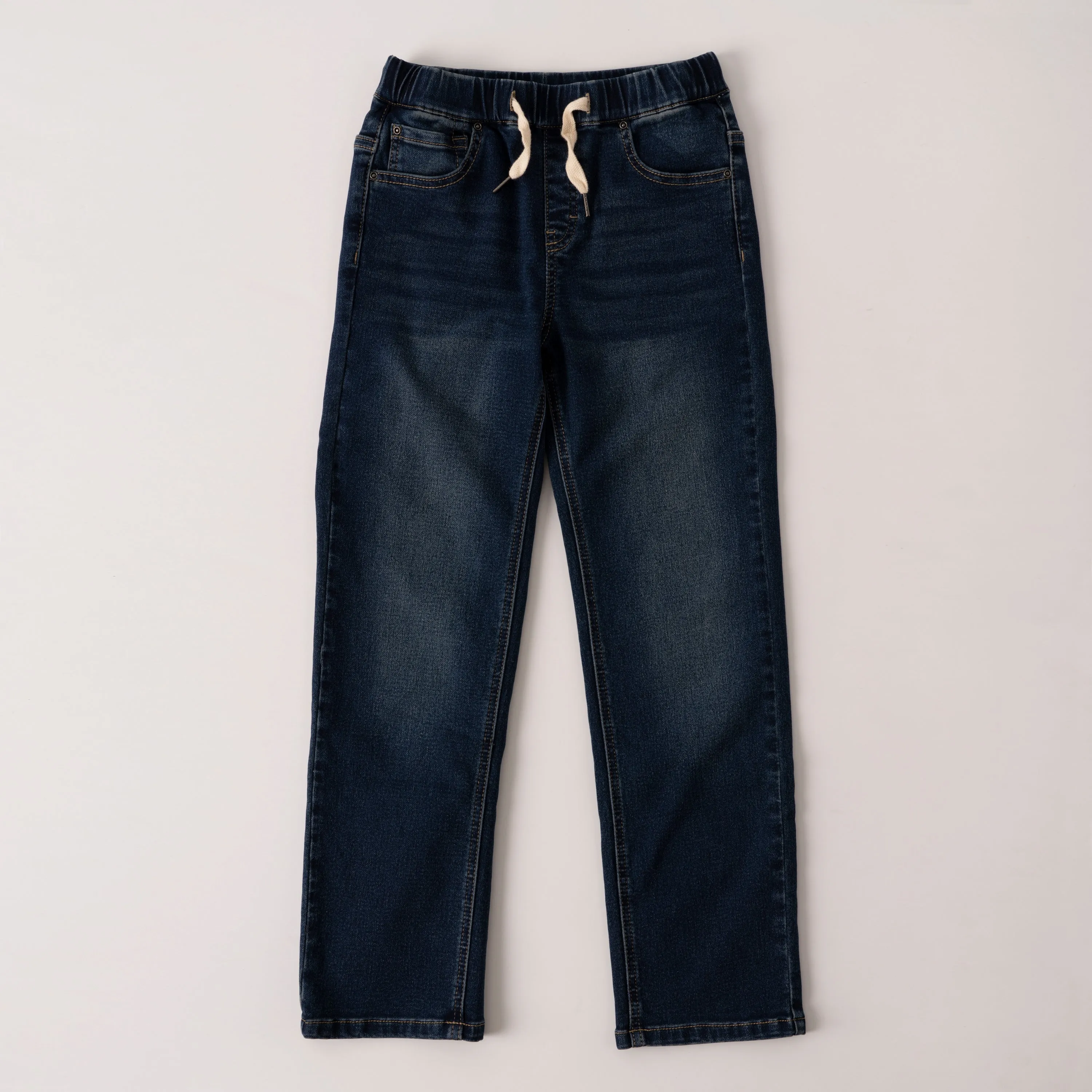 Pull On Knit Denim Pant